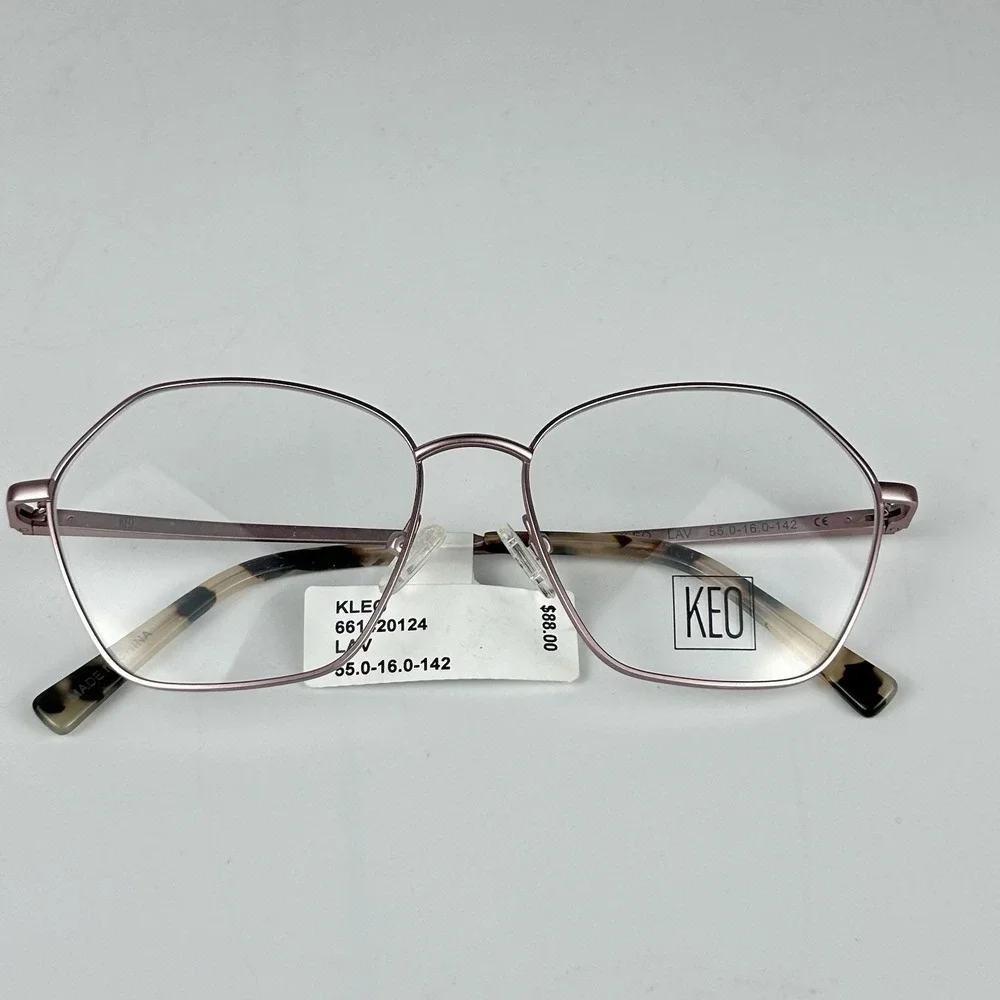 Keo Kleo‎ Lavender Eyeglasses Frames 55-16-142 NWT